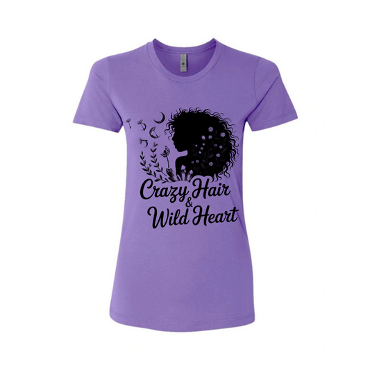 Crazy Hair & Wild Heart Tees